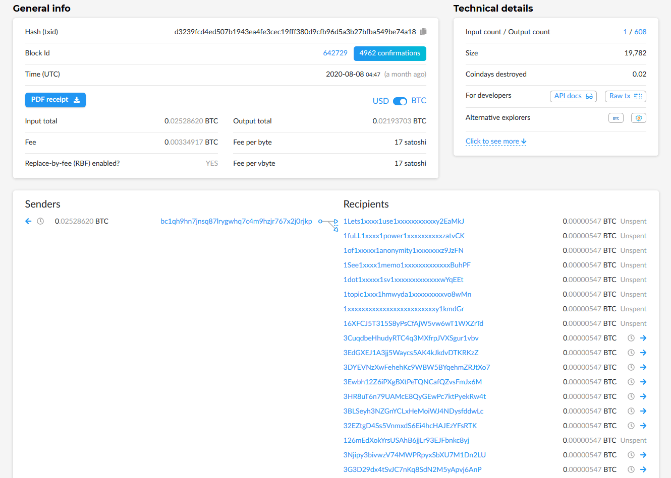 bitcoin dust attack